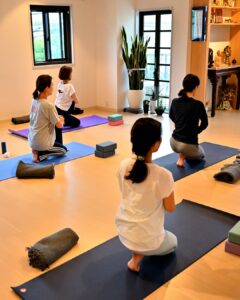 ウダヤヨガスタジオの生徒さん