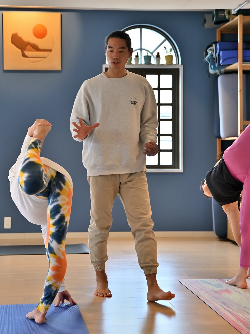 水曜日、山口陽平先生のハタフロー(朝ヨガ)