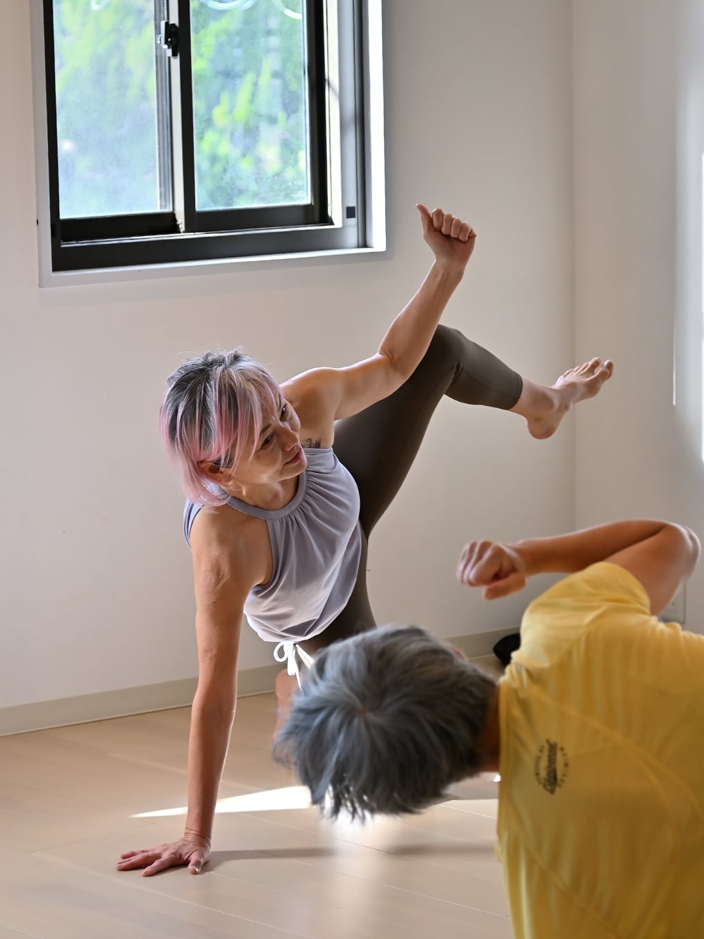 火曜日、Ria先生のスローフローヨガ