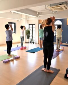 ウダヤヨガスタジオの生徒さん