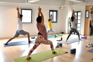ウダヤヨガスタジオの生徒さん
