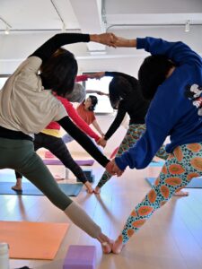 ウダヤヨガスタジオの生徒さん