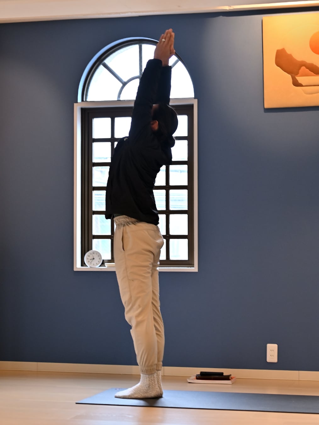 水曜日、山口陽平先生のハタフロー(朝ヨガ)