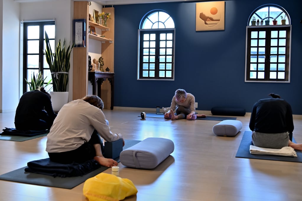 土曜日、Ria先生の陰陽ヨガ