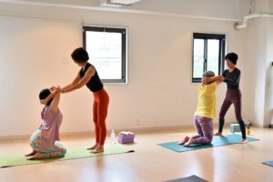 ウダヤヨガスタジオの生徒さん