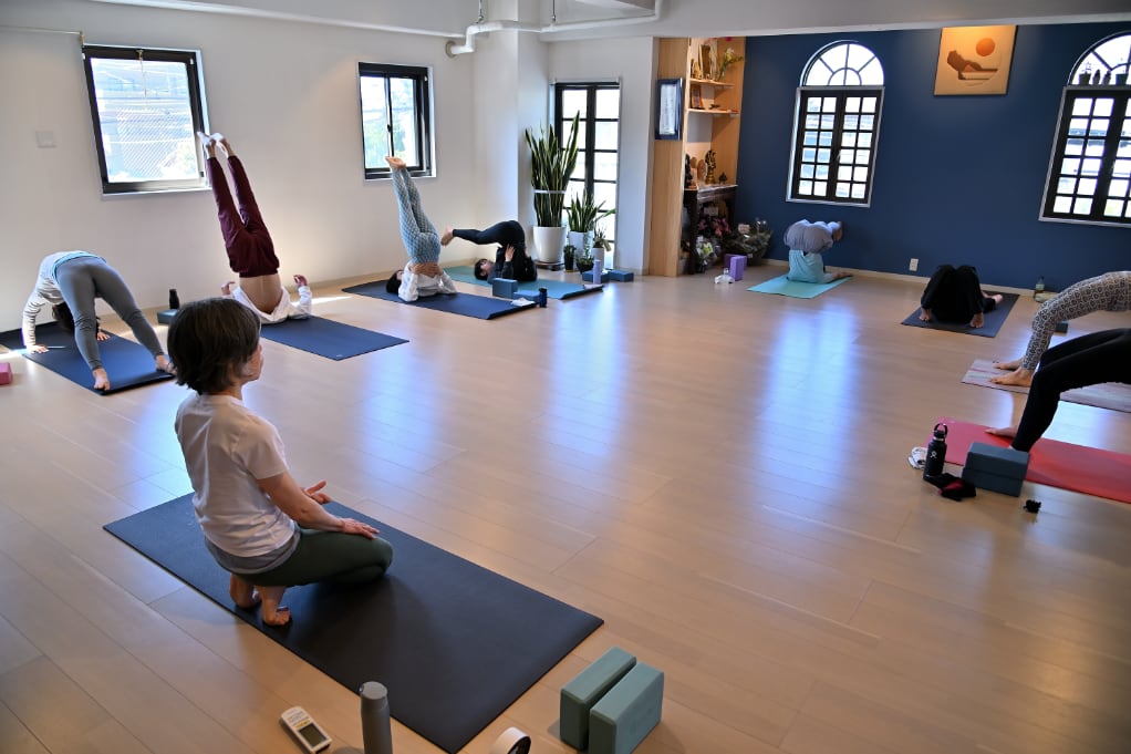 日曜日、YUKAKO先生のハタヨガ